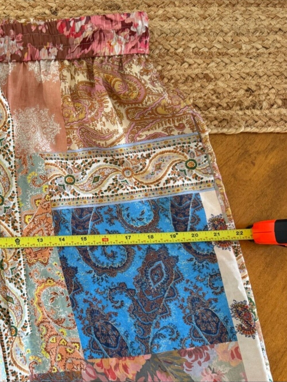 Zimmerman Boho Patchwork Paisley Wide-Leg Pants — Multicolor Patchwork - Picture 10 of 11